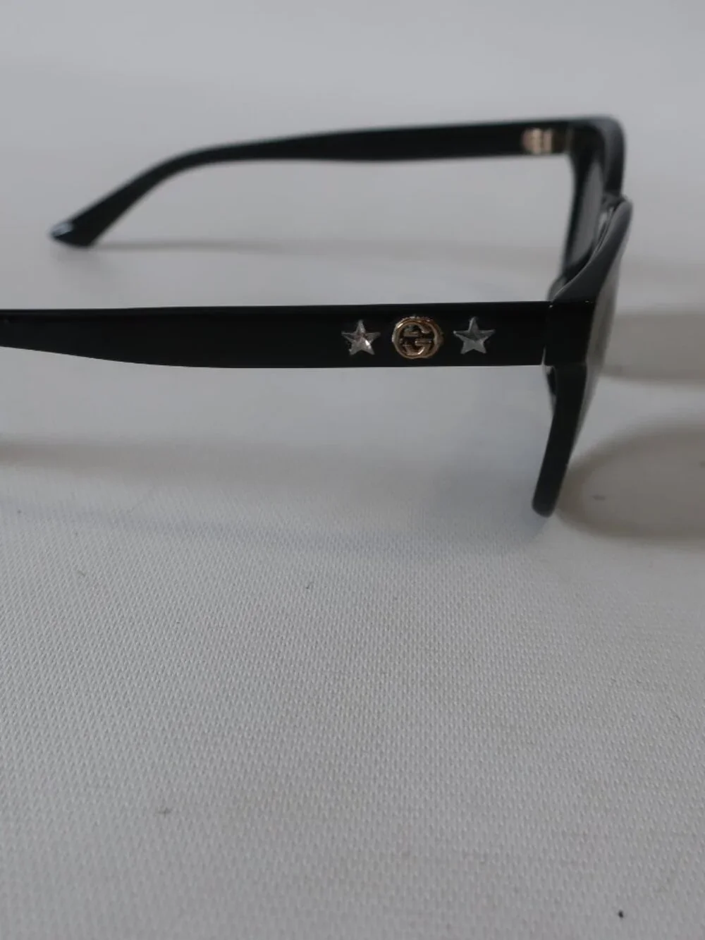 AUTHENTIC Womens Gucci GG0232SK 001 Black Fashion Square 56-17-145 Sunglasses